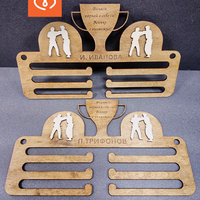 Държач за медали за деца с име и спорт | Поставка за медали за дете