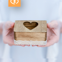 Сватбена кутия за пръстени | Винтич сватба | Дървена кутия за пръстени