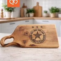 ЦСКА дъска за мезета,  Орехова дъска за подарък, Дървена дъска с лого подарък за футболен фен