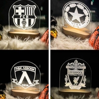 Футболна Лампа с Лого на Отбор  Реал Мадрид – подарък за фен