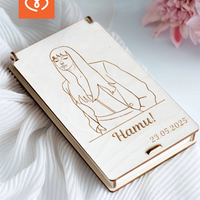 Подарък за рожден ден BFF – Персонализирана кутия за спомени и плик за пари