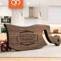 Подарък за мъж дъска за рязане с надпис и име