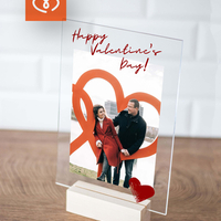 Подарък за влюбени – персонализиран плакет със снимка за Свети Валентин