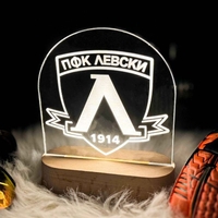 Футболна Лампа с Лого на Отбор – Персонализиран Подарък за футболен фен