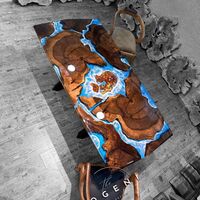 Ocean Art – Художествена епоксидна маса с морски ефект (по поръчка)