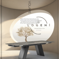 VOLARE – дизайнерска маса с керамичен плот