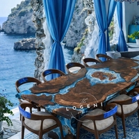 Ocean Art – Художествена епоксидна маса с морски ефект (по поръчка)