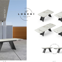 VOLARE – дизайнерска маса с керамичен плот