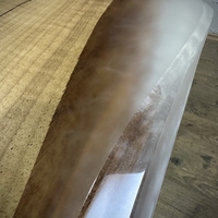 ✔ ръчно изработена епоксидна маса „Бяла Перла“ от орехово дърво