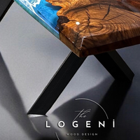 Ocean Art – Художествена епоксидна маса с морски ефект (по поръчка)