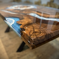 Ocean Art – Художествена епоксидна маса с морски ефект (по поръчка)