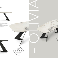 Дизайнерска трапезна маса OLIVIA