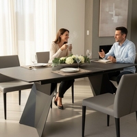 VOLARE – дизайнерска маса с керамичен плот