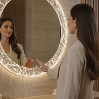 LOGENI Crystal Mirror Ø72 cm Премиум LED Огледало