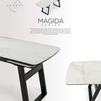 MAGIDA – Дизайнерска маса със синтерована порцеланова плоча