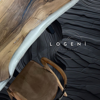 ✔ ръчно изработена епоксидна маса „Бяла Перла“ от орехово дърво