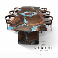 Ocean Art – Художествена епоксидна маса с морски ефект (по поръчка)