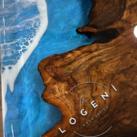 Ocean Art – Художествена епоксидна маса с морски ефект (по поръчка)