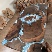 Ocean Art – Художествена епоксидна маса с морски ефект (по поръчка)