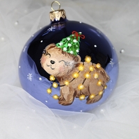 Стъклена играчка - Мече