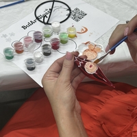 Работилница за рисуване на стъклени играчки