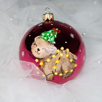 Стъклена играчка - Мече