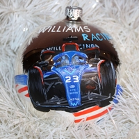 Стъклена коледна играчка Formula 1