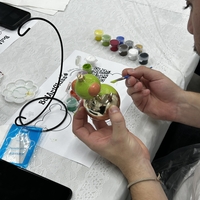 Работилница за рисуване на стъклени играчки