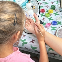 Работилница за рисуване на стъклени играчки