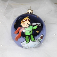 Стъклена коледна играчка Малкият принц