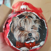 Персонализирана Коледна играчка с домашен любимец