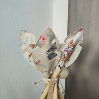 Едноцветна неутрална палатка с дебело килимче - 