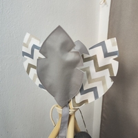 Едноцветна палатка в сиво с дебело килимче  - Лисици в гората