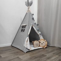 Едноцветна палатка с дебело килимче - Джунгла