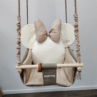 Бебешка люлка Мини Маус - екрю и бежово