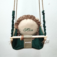 Бебешка люлка Джунгла - лъвче в тъмно зелено с кафява грива