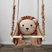 Бебешка люлка Джунгла - лъвче в кафяво с кафява грива