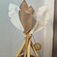 Едноцветна неутрална палатка в бежово с дебело килимче