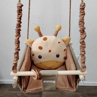 Бебешка люлка Джунгла - жирафче в кафяво