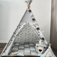 Детска момчешка палатка - Мечки индианци