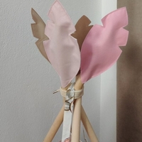 Детска палатка за момиче - Елени в гората в бежово