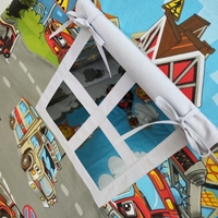 Детска палатка за момче, с дълго килимче - 