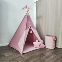 Едноцветна палатка с дебело килимче  - 