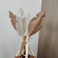 Едноцветна неутрална палатка с дълго килимче - 