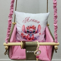 Бебешка люлка с принт на картинка - Стич