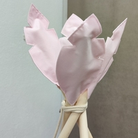 Едноцветна палатка в розово с дебело килимче - 