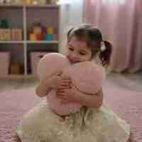 Декоративна пухкава възглавничка - Сърце