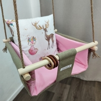 Бебешка стандартна люлка - Елени в гората