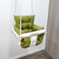 Луксозна бебешка люлка в пастелно зелено