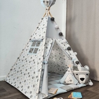 Детска момчешка палатка - Мечки индианци